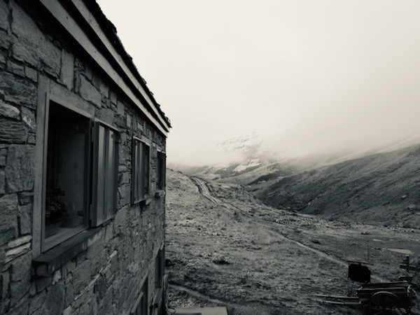 stone building in the alps